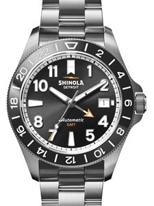 Shinola The Monster GMT horloge - Zwart