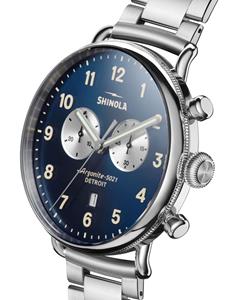 Shinola The Canfield Sport 43mm horloge - Zilver