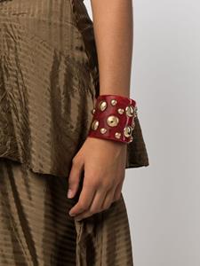La DoubleJ Nefertiti armband met studs - Rood