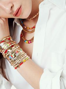 Roxanne Assoulin Set van vijf armbanden - Goud