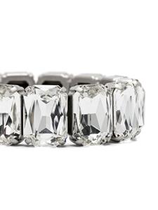 Forte Forte crystal-embellished elastic bracelet - Zilver