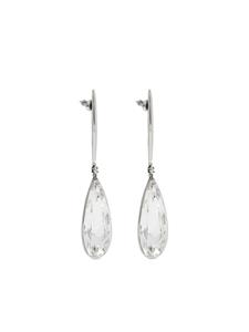 Alexander McQueen jewelled stick earrings - Zilver