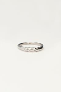 My jewellery Minimalistische ring gedraaid