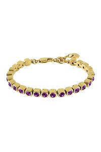 Dyrberg Kern Dyrberg/Kern Cory Bracelet, Color: Gold/Purple, Onesize, Women