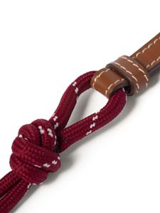 Miu Miu wrap-around leather bracelet - Bruin