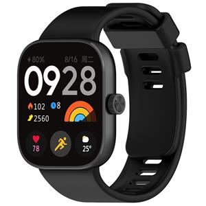 Strap-it Xiaomi Smart Band 8 Pro siliconen bandje (zwart)