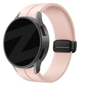 Bandz Samsung Galaxy Watch siliconen band met D-Buckle (roze)