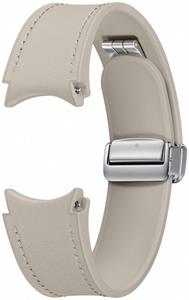 Samsung Original D-Buckle Hybrid-Lederband normal M/L für das Galaxy Watch 6 / 6 Classic / 5 / 5 Pro - Etoupe