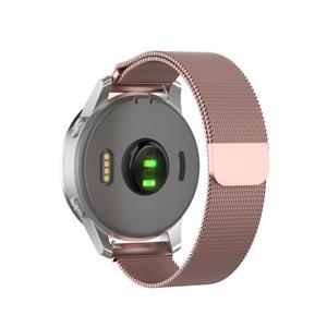 Strap-it Withings Steel HR - 36mm Milanese band (roze)