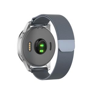 Strap-it Withings Steel HR - 36mm Milanese band (grijs)