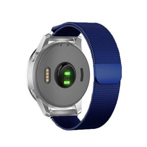 Strap-it Withings ScanWatch 2 - 38mm Milanese band (blauw)