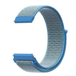 Strap-it Withings ScanWatch Light nylon band (blauw)