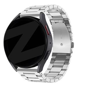 Bandz Withings Steel HR Sport stalen band 'Classic' (zilver)