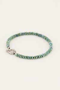 My jewellery MOOD armband met groene kralen