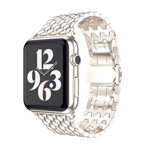 Strap-it Apple Watch stalen draak bandje (sterrenlicht)