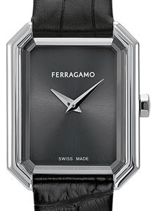 Ferragamo Crystal Tank 33.5mm - Zwart