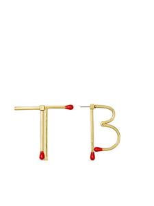 Tory Burch Vergulde oorbellen - Goud