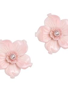 Jennifer Behr Tansey floral earrings - Roze