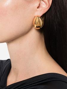 Coperni logo huggie-hoop earrings - Goud