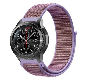 Strap-it Samsung Galaxy Watch 46mm nylon band (lila)