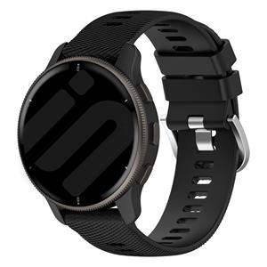 Strap-it Garmin Vivomove Style siliconen bandje (zwart)