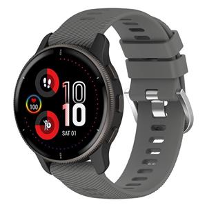 Strap-it Garmin Venu 2 Plus siliconen bandje (donkergrijs)