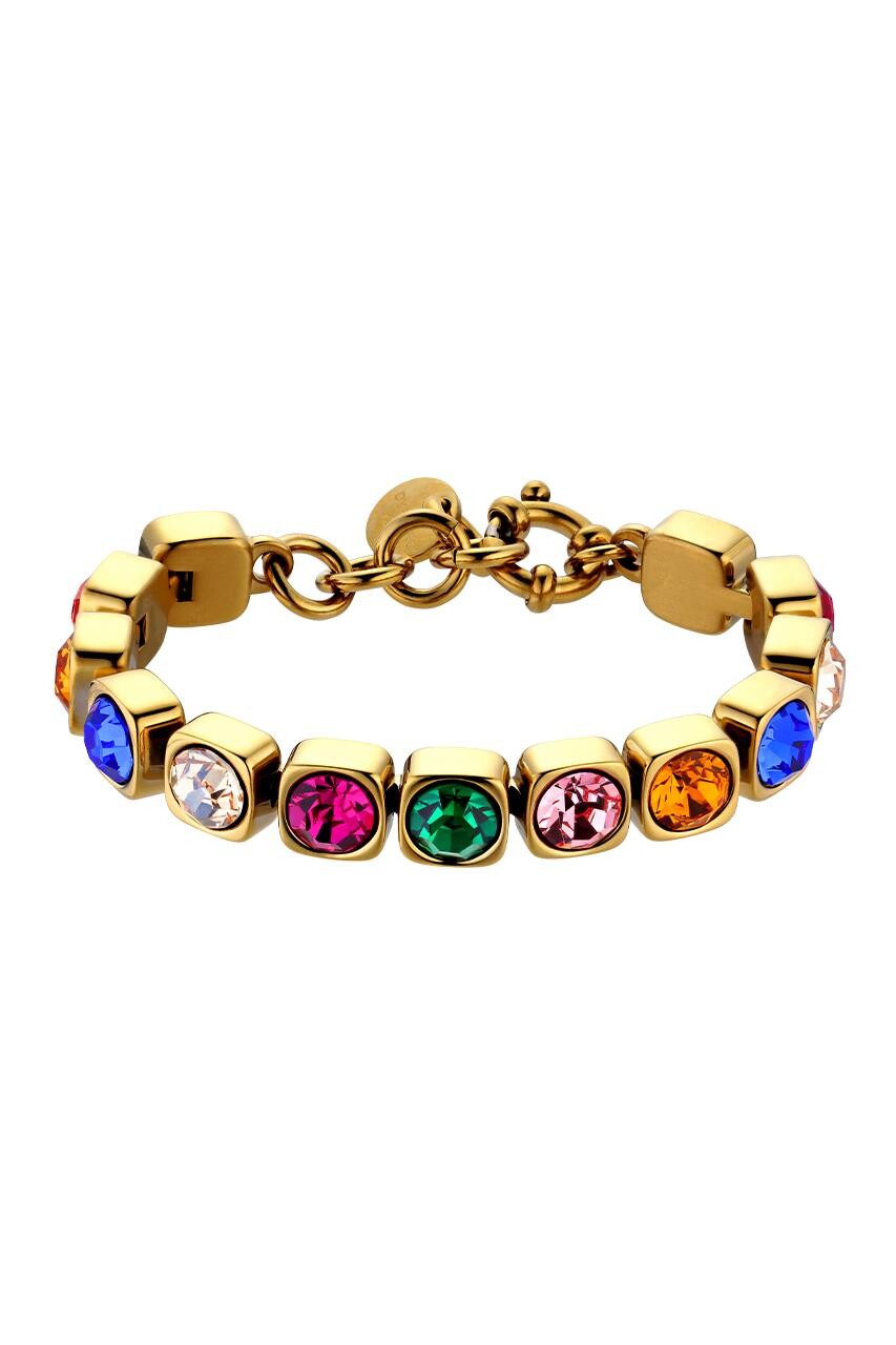 Dyrberg Kern Dyrberg/Kern Conian Bracelet, Color: Gold, Rainbow, Onesize, Women