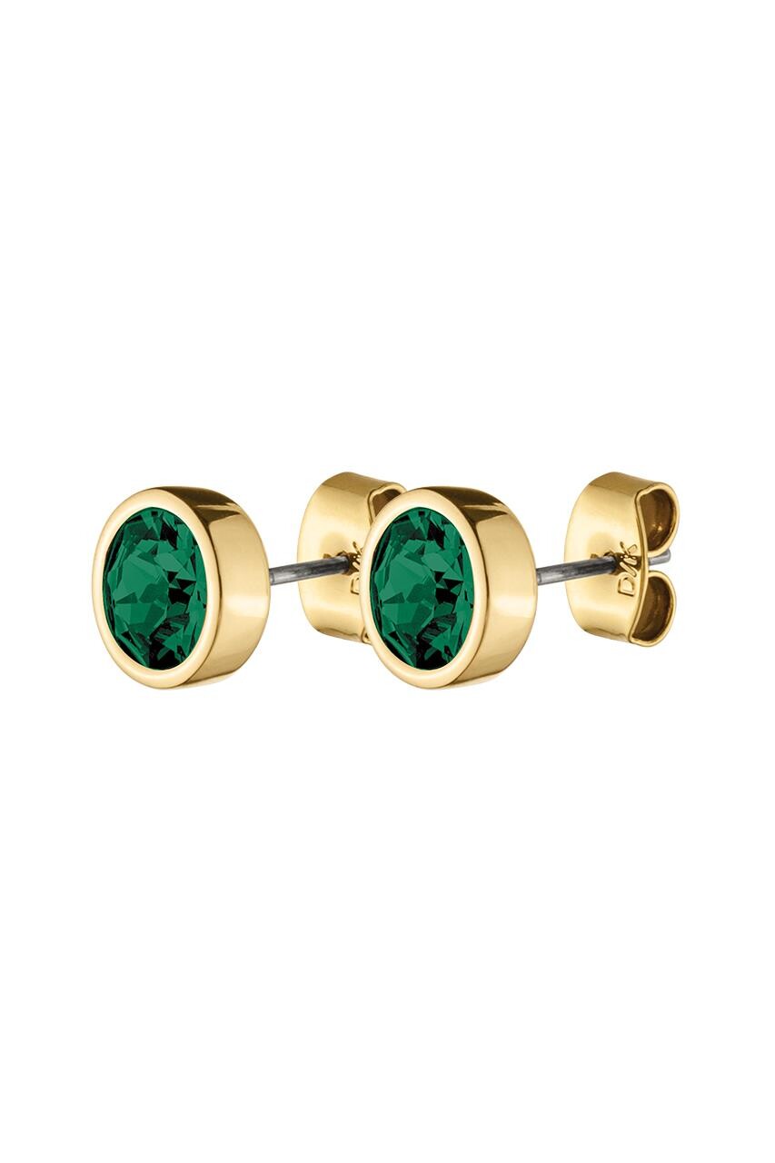 Dyrberg Kern Dyrberg/Kern Noble Earring, Color: Gold/Green, Onesize, Women