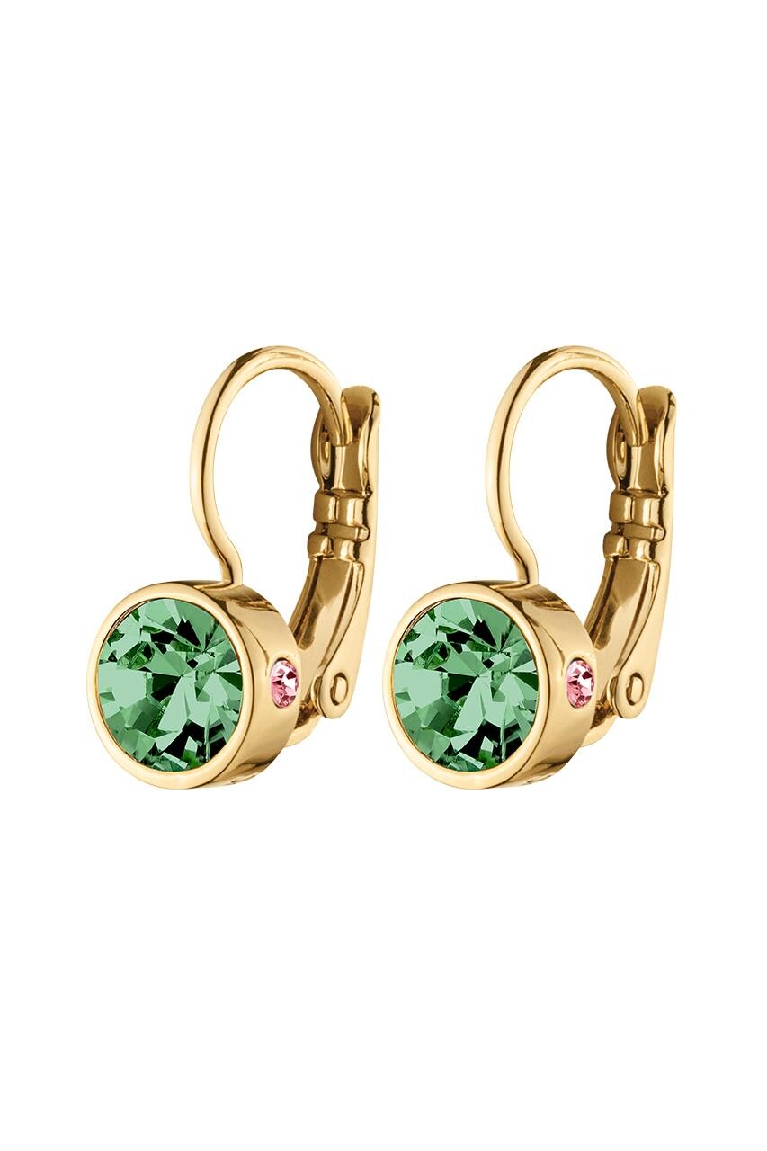 Dyrberg Kern Dyrberg/Kern Madu Earring, Color: Gold/Green, Onesize, Women