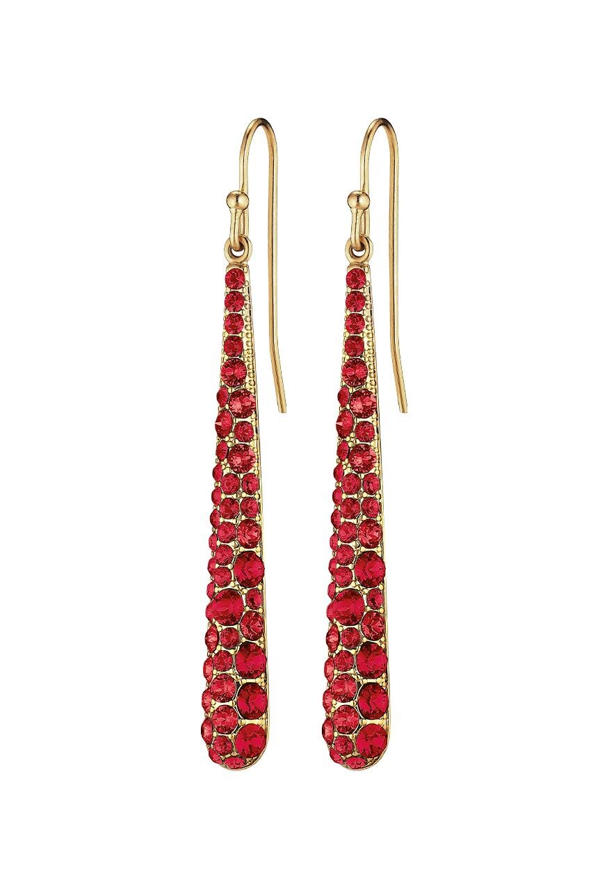 Dyrberg Kern Dyrberg/Kern Blaze Earring, Color: Gold/Red, Onesize, Women