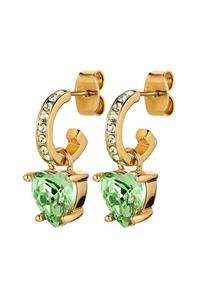 Dyrberg Kern Dyrberg/Kern Nina Earring, Color: Gold/Green, Onesize, Women