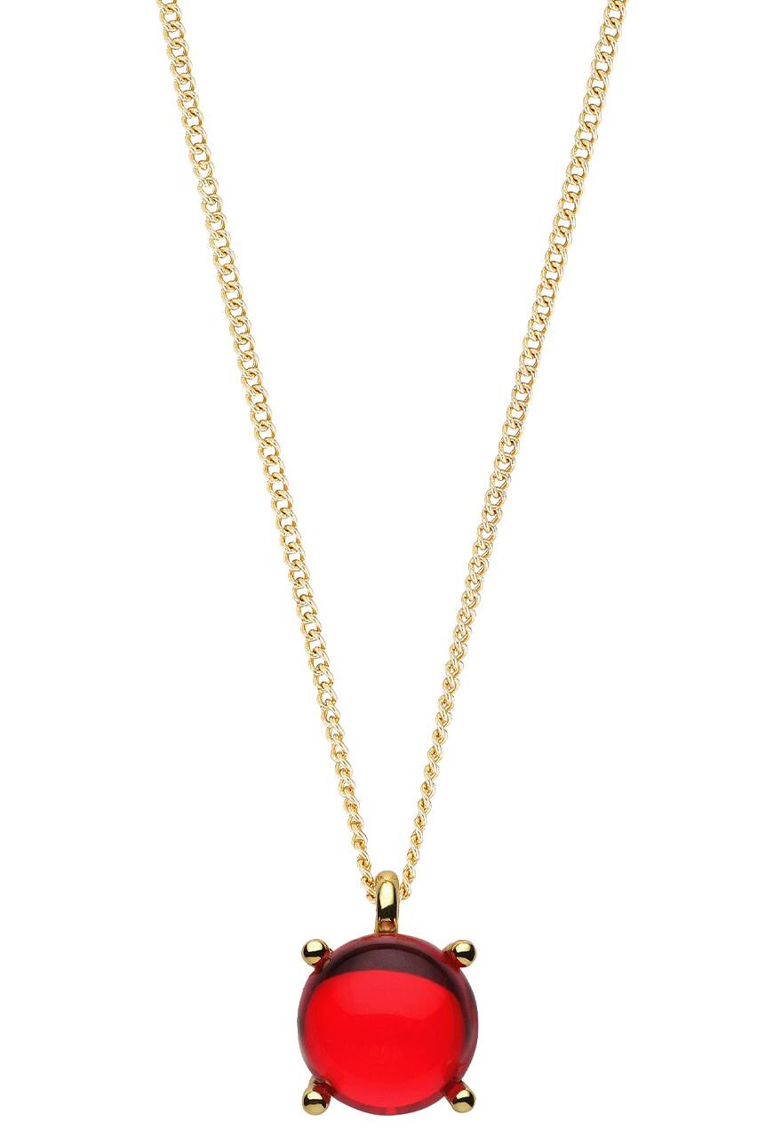 Dyrberg Kern Dyrberg/Kern Sanna Necklace, Color: Gold/Red, Onesize, Women