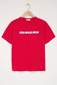 My jewellery Rood T-shirt Oui mais non