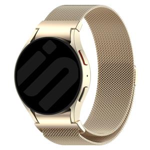 Strap-it Samsung Galaxy Watch 5 44mm 'One push' Milanese band (champagne)