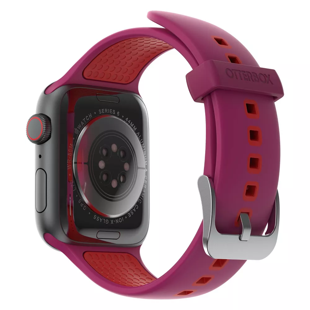 OtterBox Apple Watch siliconen bandje (paars/rood)