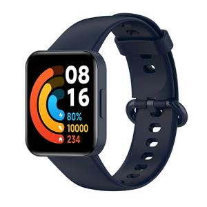 Strap-it Redmi Watch 2 (Lite) siliconen bandje (donkerblauw)