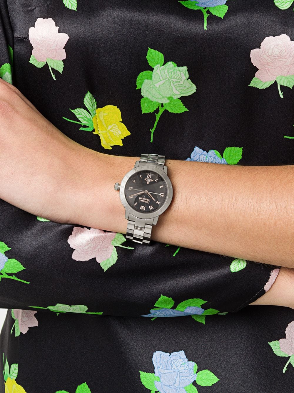 Vivienne Westwood Horloge met ronde wijzerplaat - Zilver