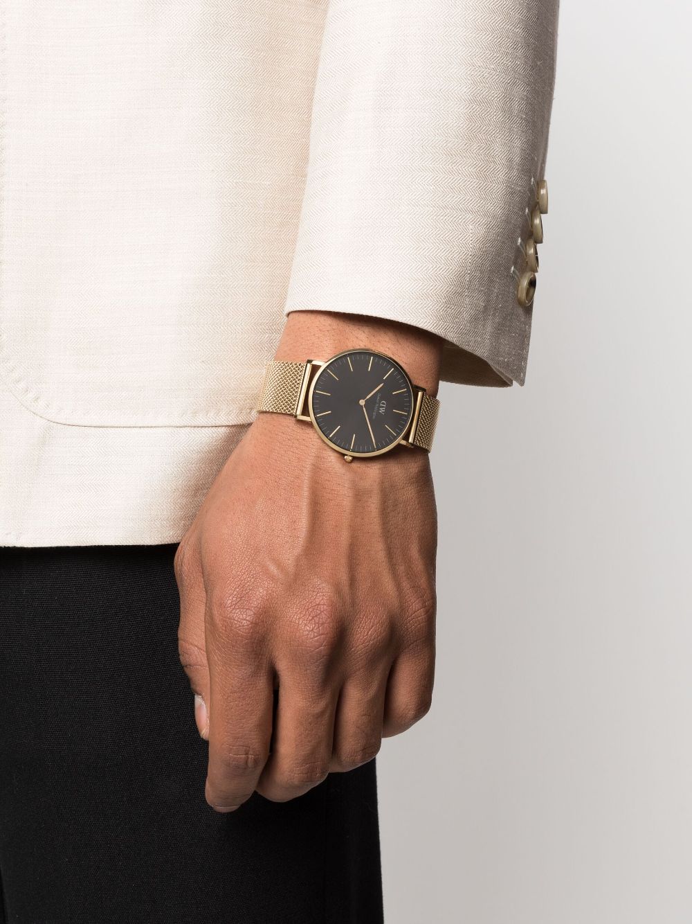 Daniel Wellington Classic Evergold horloge - Zwart