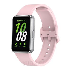 Strap-it Samsung Galaxy Fit 3 siliconen bandje (roze)