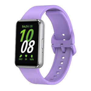 Strap-it Samsung Galaxy Fit 3 siliconen bandje (lila)