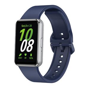 Strap-it Samsung Galaxy Fit 3 siliconen bandje (donkerblauw)