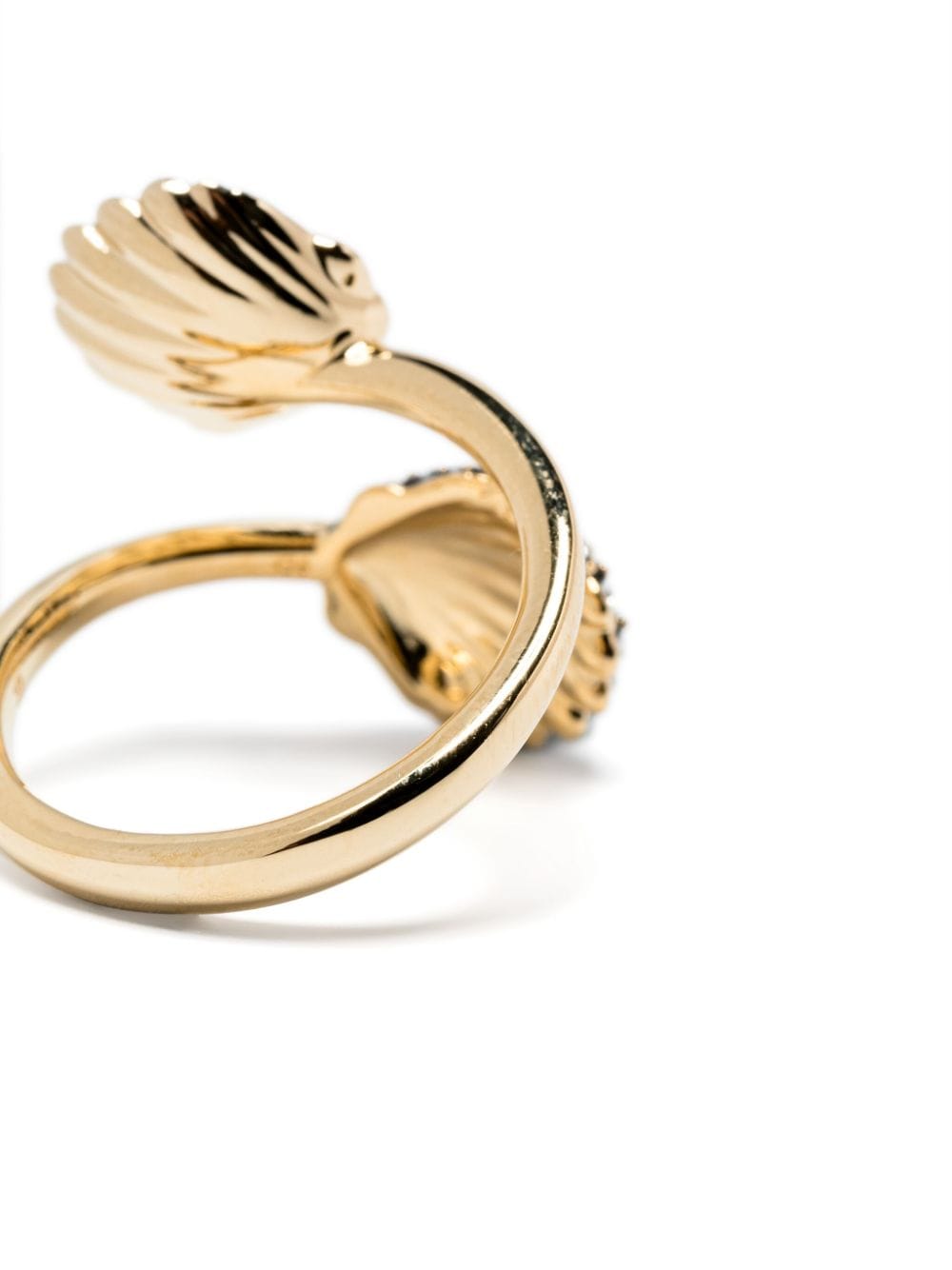 Swarovski Idyllia shell-motif ring - Goud