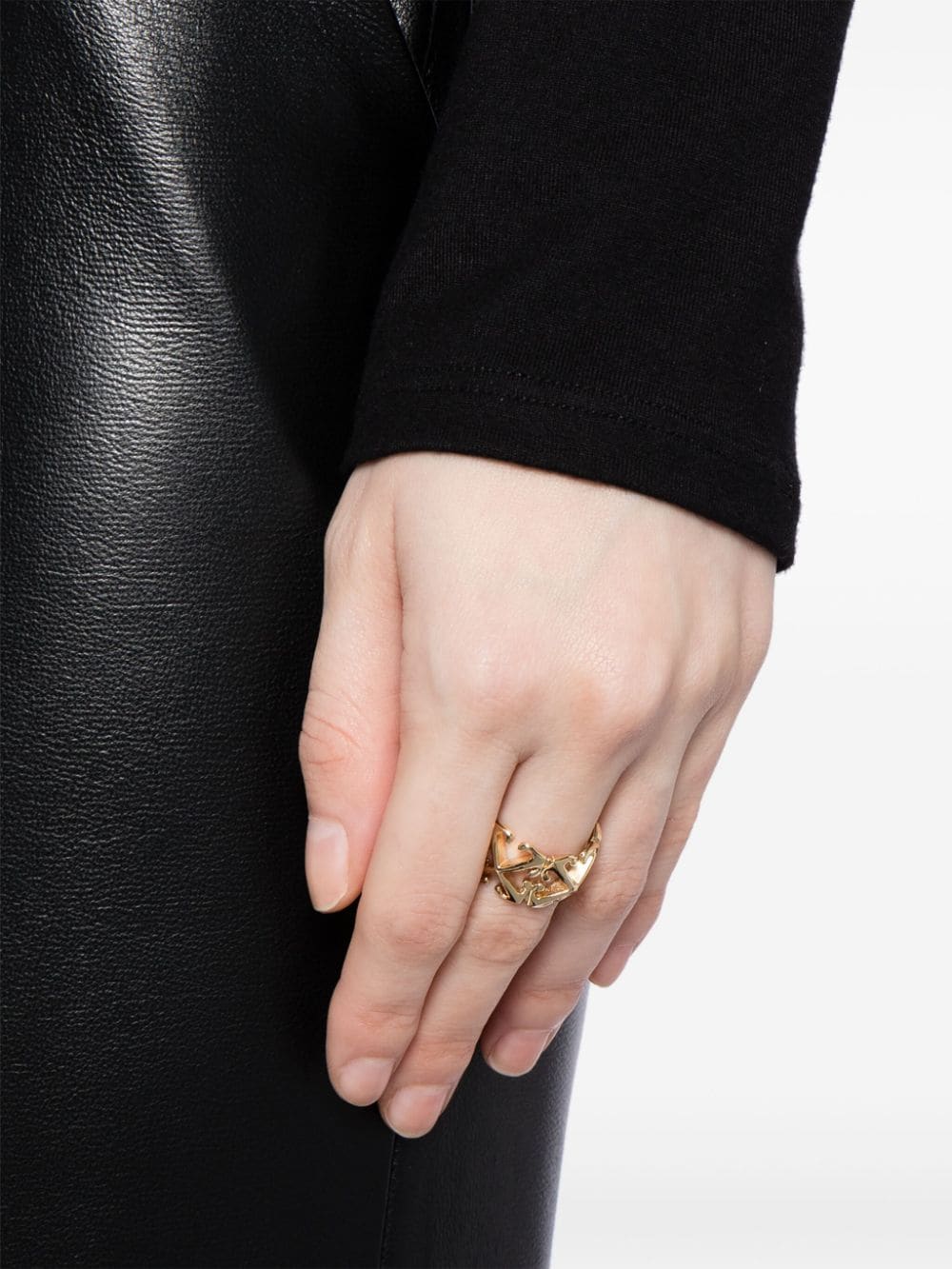 Off-White Chunky ring - Goud