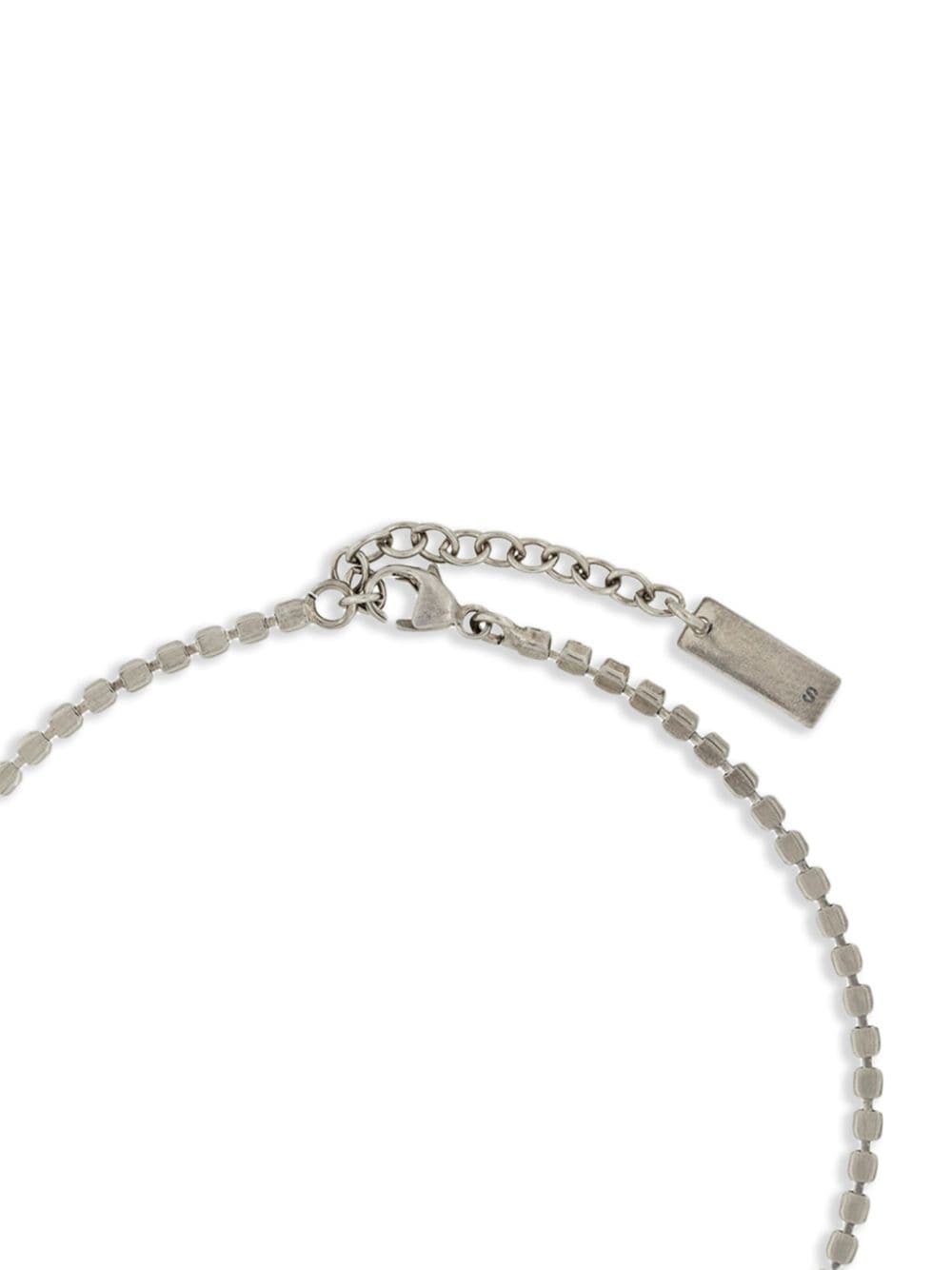 Saint Laurent Armband met stras - Zilver