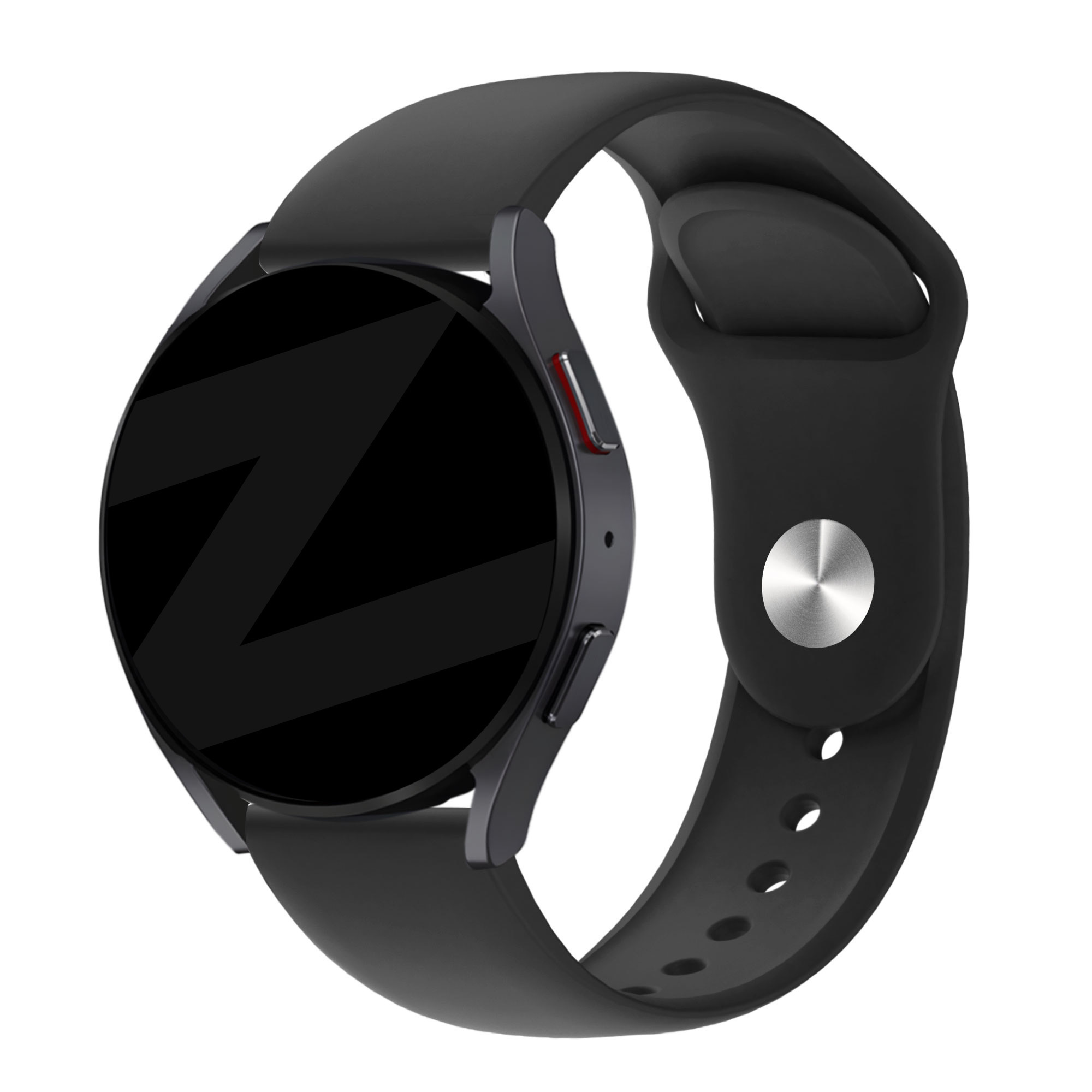 Bandz Huawei Watch 4 (Pro) sport band 'Deluxe' (zwart)
