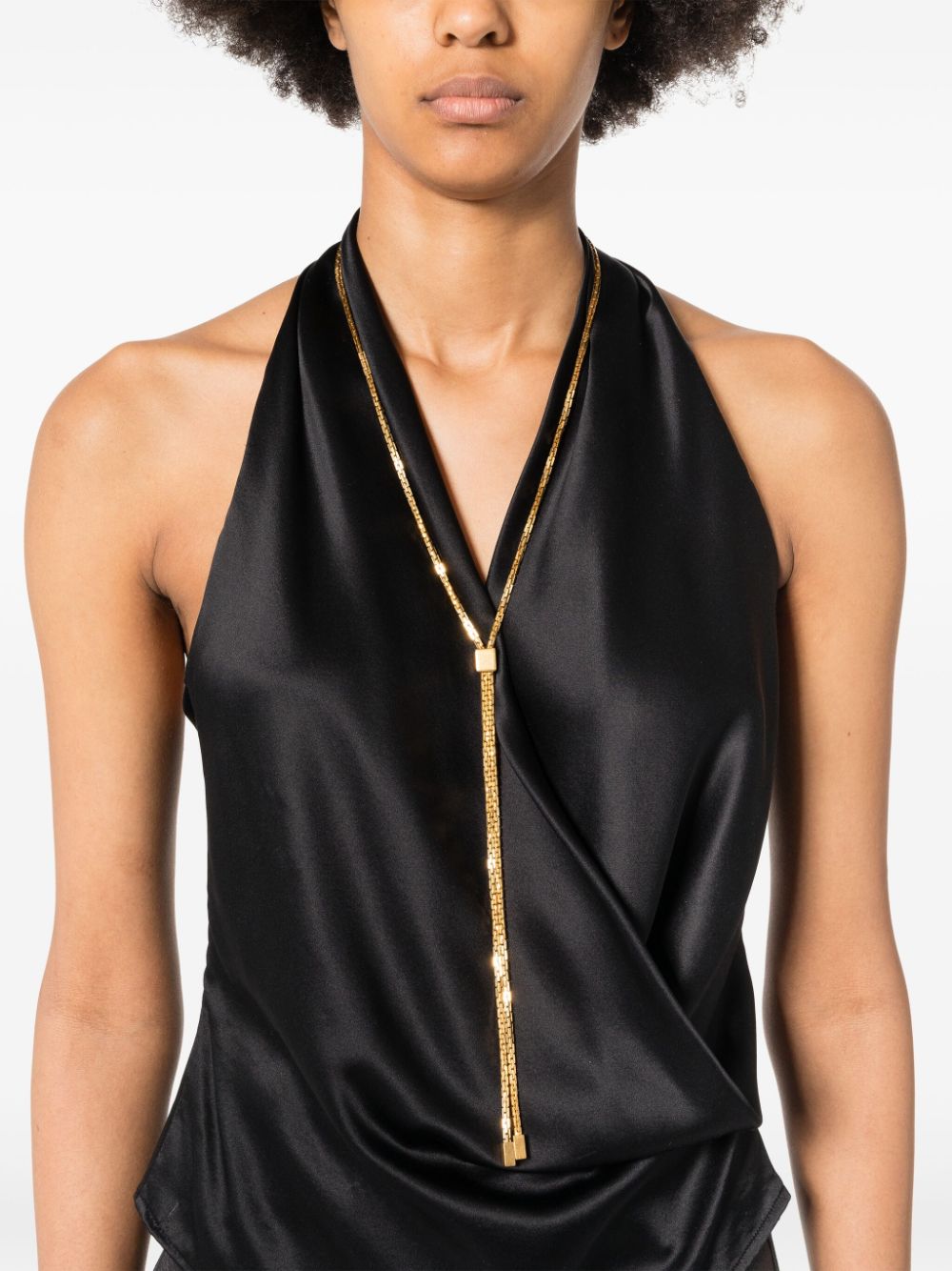 TOM FORD Bianca lariat-chain necklace - Goud