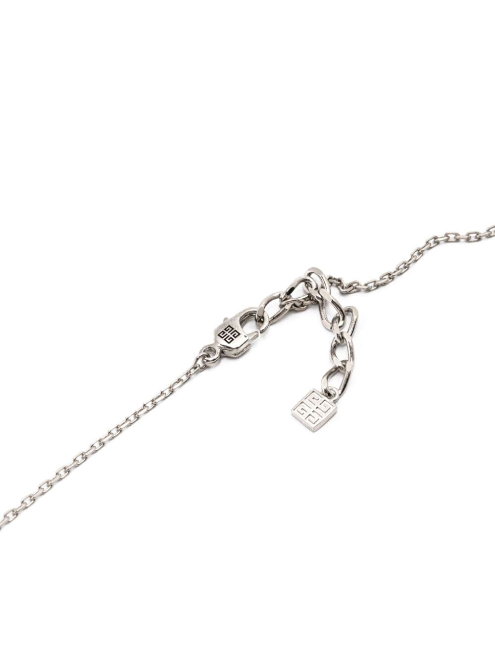 Givenchy 4G halsketting verfraaid met kristallen - Zilver