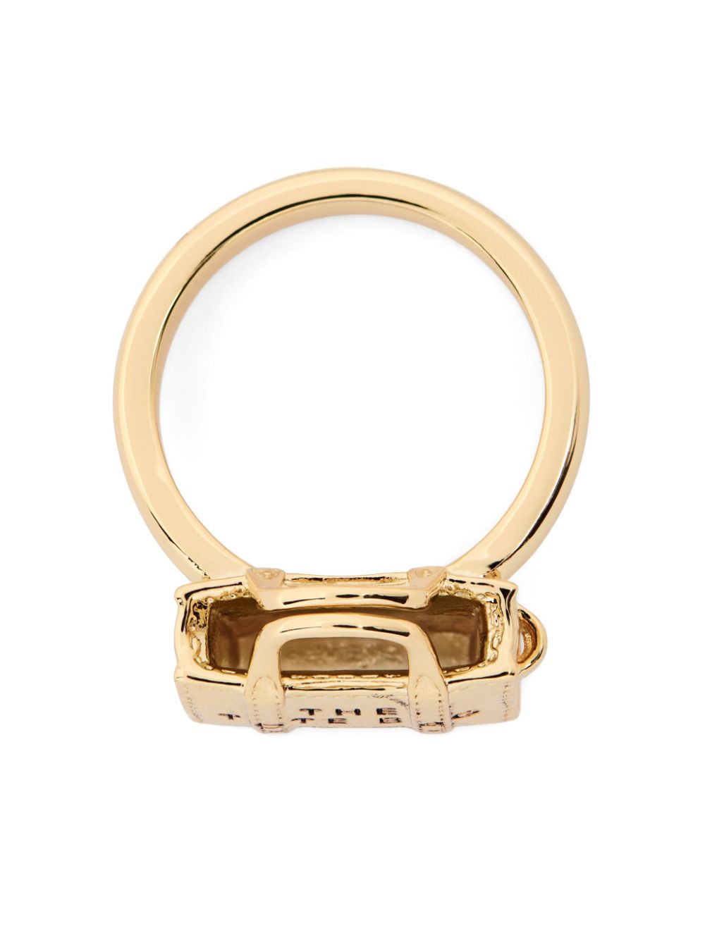 Marc Jacobs The Mini Icon Bag sculpted ring - Goud