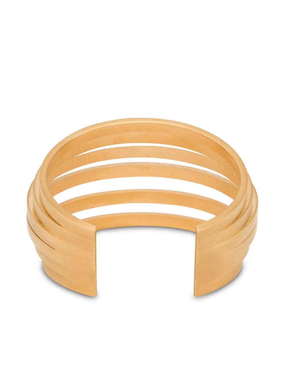 Alberta Ferretti polished cuff bracelet - Goud