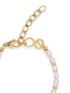 Nialaya Jewelry beaded pearl bracelet - Groen